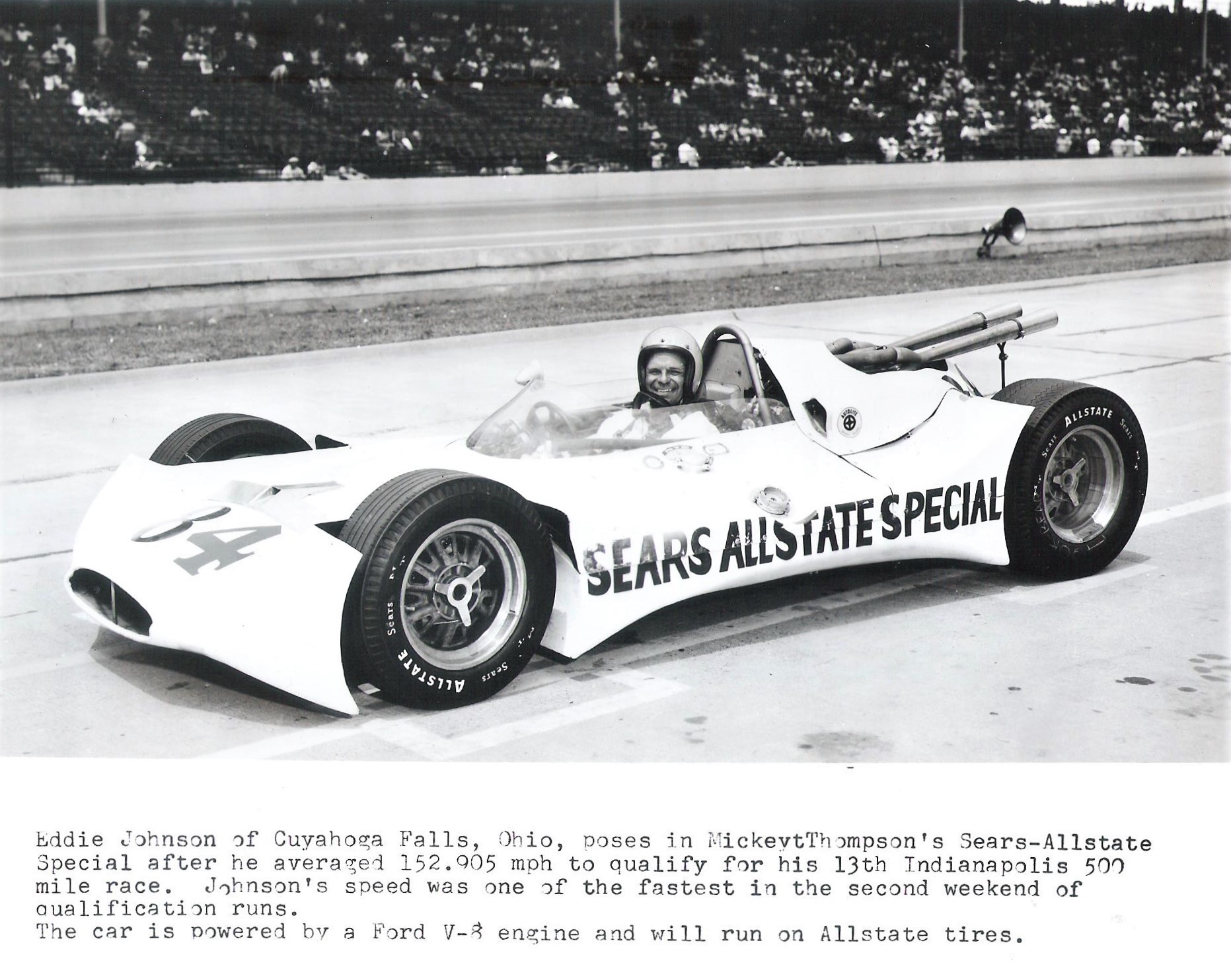 Eddie Johnson will start the Thompson #82